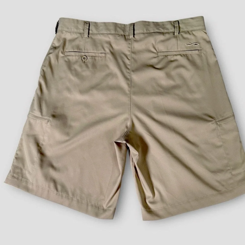 Snake Eyes Shorts Men's 38 Tan‎ Khaki Dry-18 Performance Golf Casual Classic Fit